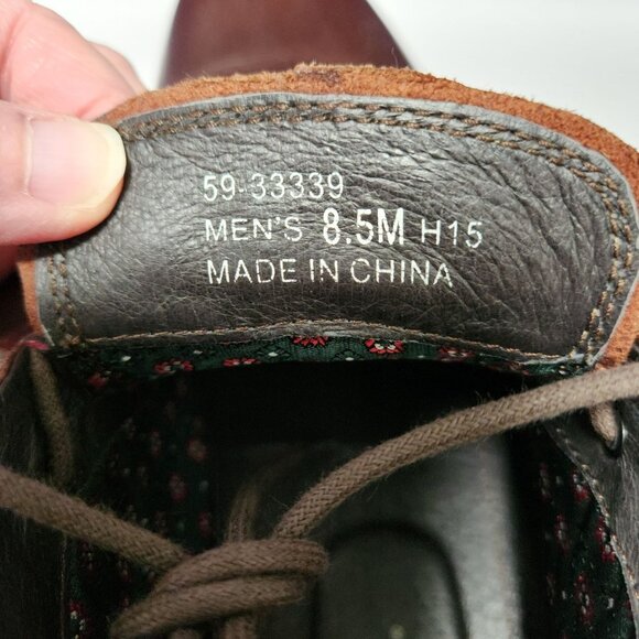 Johnston & Murphy Comstock Boots 8.5M Brown Leather Chukka NOT ORIGINAL BOX - Picture 4 of 16